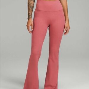 lululemon athletica Pink Flare Leggings